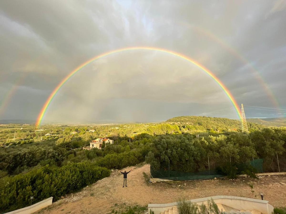 Alghero - House With Panoramic View Immersed In Full Nature エクステリア 写真
